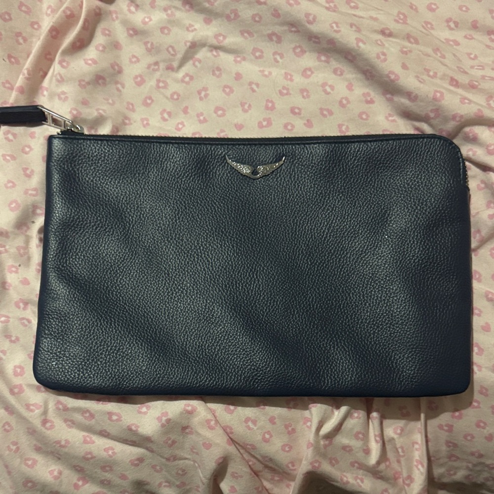 Zadig & vultaire  leather clutch bag